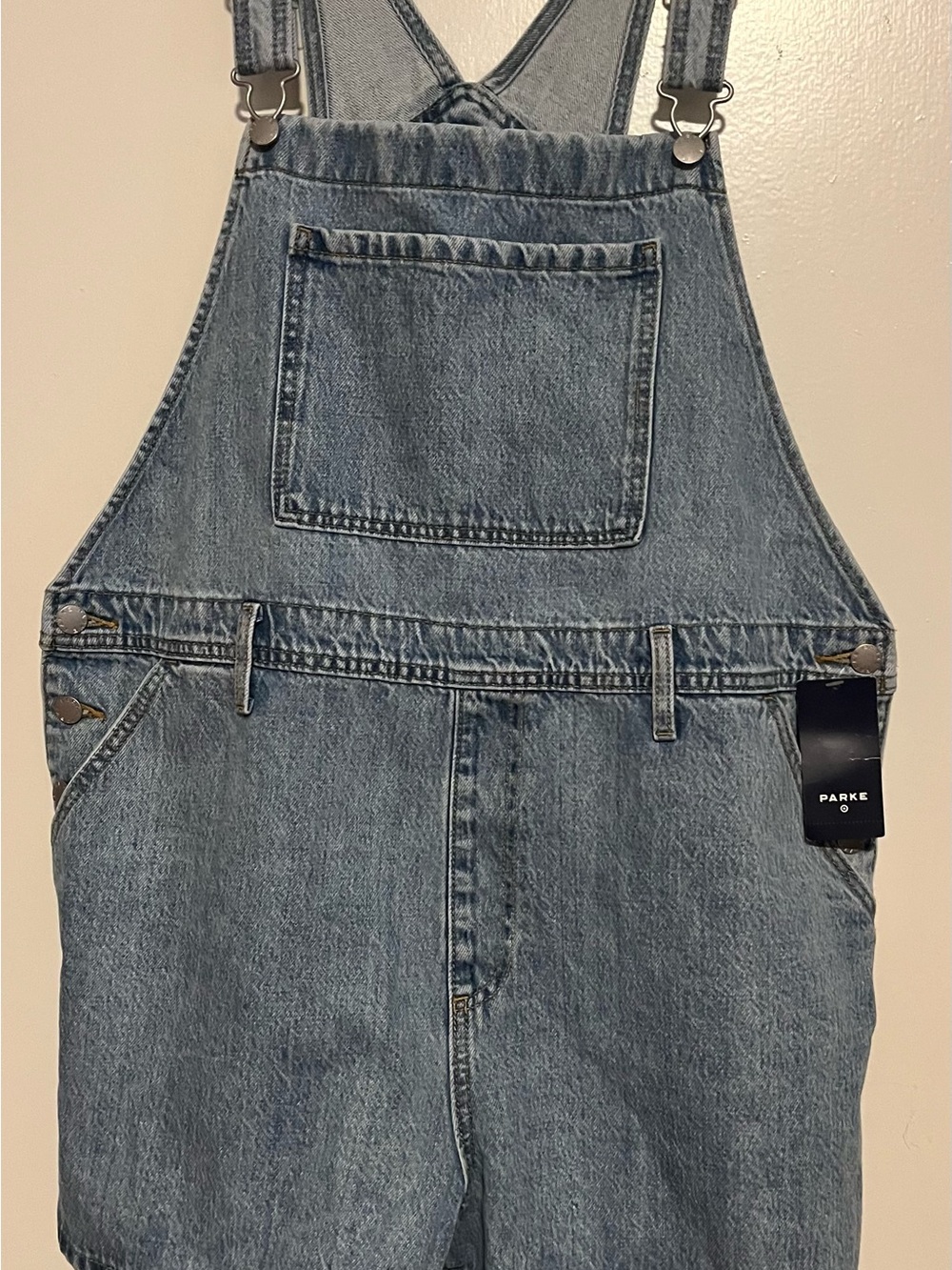 Parker x Target Light Blue Denim Overalls